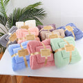 Coral Fleece 2‑Piece Bath Towel Set